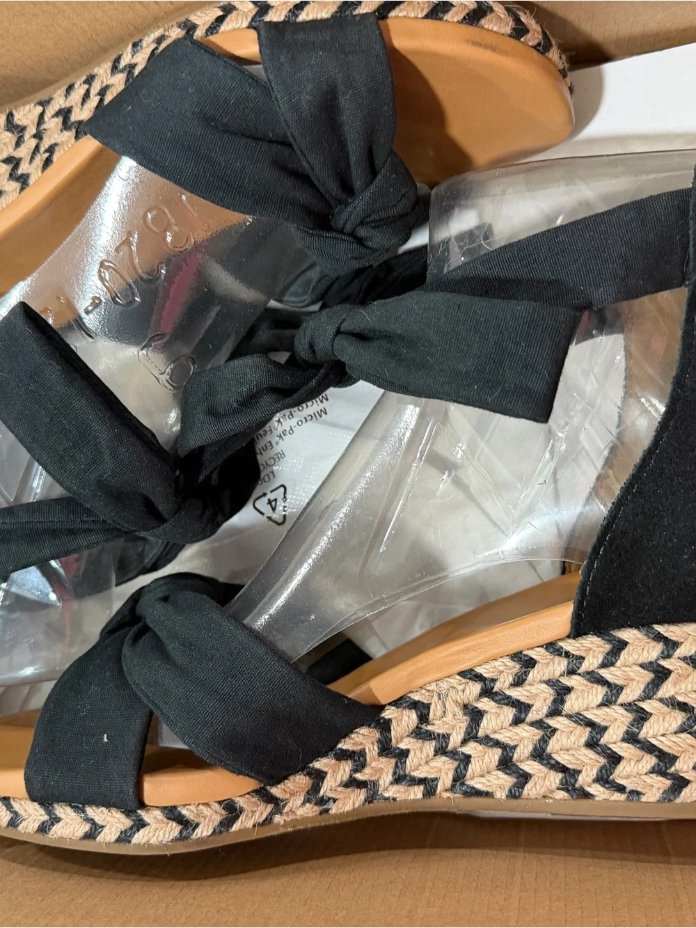UGG black fabric
